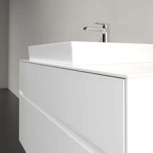 Villeroy & Boch Collaro Тумба под раковину, с подсветкой, 2 выдвижных ящика, 1000 x 548 x 500 mm, Glossy White / Glossy White C017B0DH