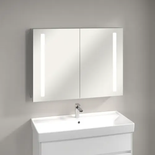 Villeroy & Boch My View 14 Настенный зеркальный шкаф, с подсветкой, 1000 x 750 x 172 mm A4221000