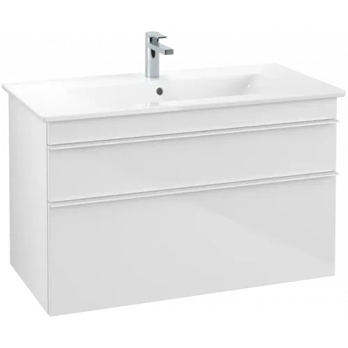 Villeroy & Boch Venticello Тумба под раковину, 2 выдвижных ящика, 953 x 590 x 502 mm, Glossy White / Glossy White A92602DH