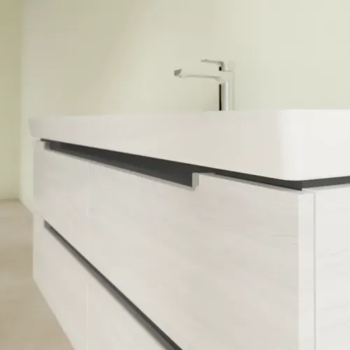 Villeroy & Boch Subway 2.0 Тумба под раковину, 4 выдвижных ящика, 1287 x 520 x 449 mm, White Wood A69800E8