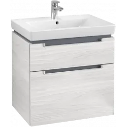 Villeroy & Boch Subway 2.0 Тумба под раковину, 2 выдвижных ящика, 637 x 590 x 454 mm, White Wood A91000E8