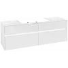Villeroy & Boch Collaro Тумба под раковину, с подсветкой, 4 выдвижных ящика, 1600 x 548 x 500 mm, Glossy White / Glossy White C028B0DH