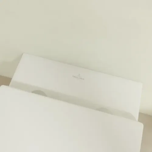 Villeroy & Boch Subway 3.0 Унитаз с открытым смывным краем, настенный, с TwistFlush, Stone White CeramicPlus 4670T0RW