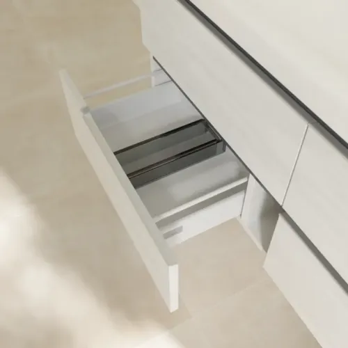 Villeroy & Boch Subway 2.0 Тумба под раковину, 4 выдвижных ящика, 1287 x 520 x 449 mm, White Wood A69800E8