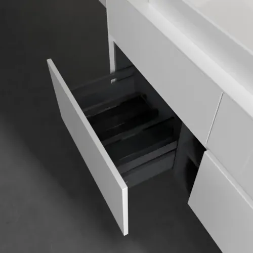 Villeroy & Boch Collaro Тумба под раковину, 4 выдвижных ящика, 1200 x 548 x 500 mm, Glossy White / Glossy White C08700DH