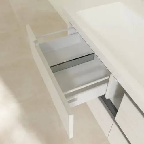 Villeroy & Boch Subway 2.0 Тумба под раковину, 4 выдвижных ящика, 1287 x 520 x 449 mm, White Wood A69800E8