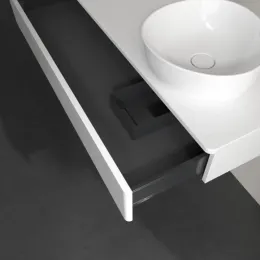 Villeroy & Boch Antao Тумба под раковину, 1 выдвижной ящик, 1200 x 190 x 500 mm, лицевая поверхность без текстурированной отделки, Glossy White Lacquer / Glossy White Lacquer K12010GF