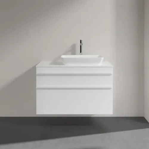 Villeroy & Boch Venticello Тумба под раковину, 2 выдвижных ящика, 957 x 606 x 502 mm, Glossy White / Glossy White A94302DH