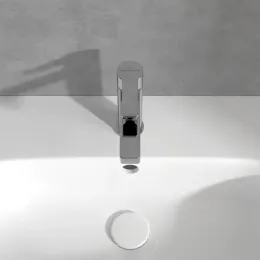 Villeroy & Boch Architectura Смеситель для раковины однорычажный без Выдвижной механизм слива, Хром TVW10300400161