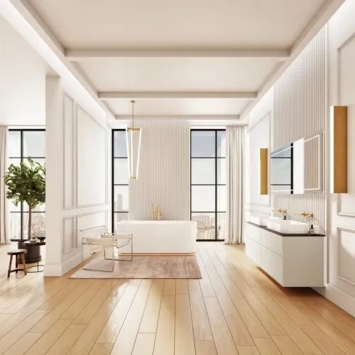 Villeroy & Boch Finion Тумба под раковину, с подсветкой, 4 выдвижных ящика, 1600 x 603 x 501 mm, Silk Grey Matt Lacquer G31100HJ