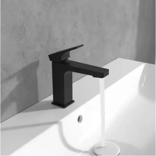 Смеситель Villeroy & Boch Architectura Square TVW125004000K5 для раковины, черный матовый TVW125004000K5
