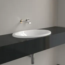 Villeroy & Boch Loop & Friends Встраиваемая раковина, 660 x 470 x 230 mm, Альпийский белый CeramicPlus, с переливом, нешлифованный, 615530R1