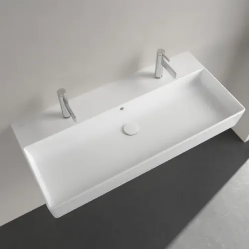 Villeroy & Boch Memento 2.0 Pаковина, 1000 x 470 x 135 mm, Альпийский белый, с переливом, шлифованный 4A221L01