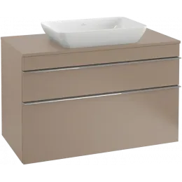 Villeroy & Boch Venticello Надстраиваемый полуутопленный умывальник, 555 x 360 x 110 mm, Альпийский белый, с переливом 41135501