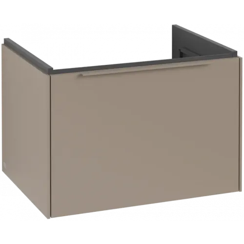 Villeroy & Boch Subway 3.0 Тумба под раковину, с подсветкой, 1 выдвижной ящик, 622 x 429 x 478 mm, Taupe C575L2VM