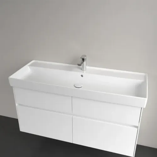 Villeroy & Boch Collaro Pаковина для установки на тумбу, 1200 x 470 x 160 mm, Альпийский белый, с переливом 4A33C501