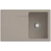 Villeroy & Boch Siluet 45 Мойка, включая Комплект слива с ручным управлением, выкл TitanCeram, 800 x 510 mm 333401AM