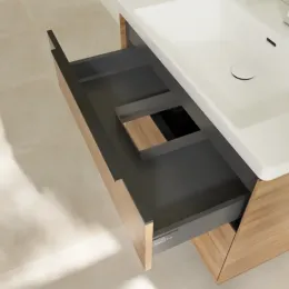 Villeroy & Boch Subway 3.0 Тумба под раковину, 2 выдвижных ящика, 772 x 576 x 478 mm, Oak Kansas C57401RH