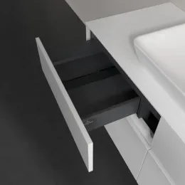 Villeroy & Boch Collaro Тумба под раковину, с подсветкой, 4 выдвижных ящика, 1200 x 548 x 500 mm, Glossy White / Glossy White C112B0DH