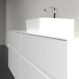 Villeroy & Boch Collaro Тумба под раковину, с подсветкой, 4 выдвижных ящика, 1200 x 548 x 500 mm, Glossy White / Glossy White C097B0DH