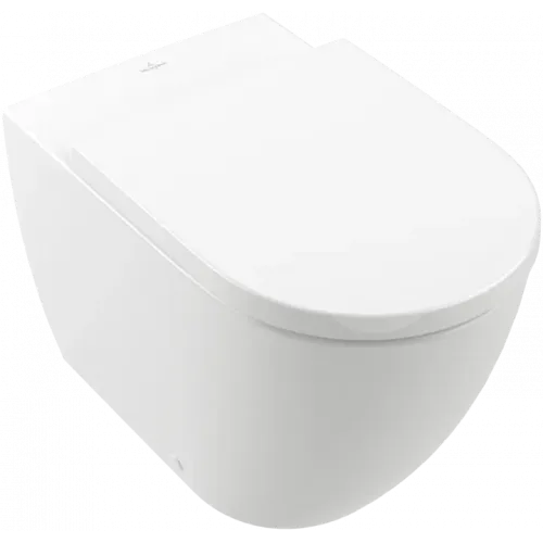 Villeroy & Boch Subway 3.0 Унитаз с открытым смывным краем, напольный, с TwistFlush, Альпийский белый CeramicPlus 4671T0R1