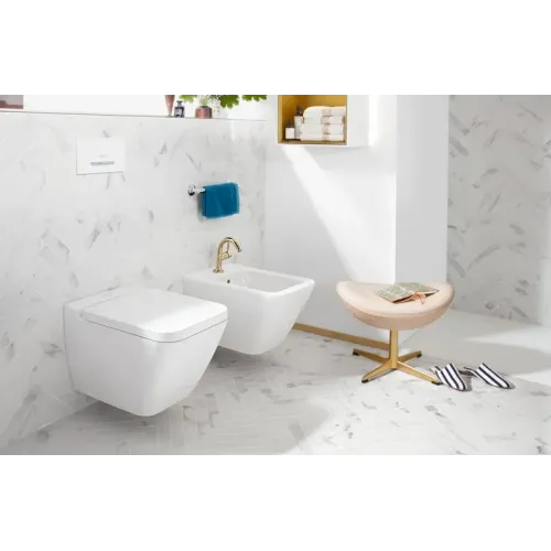 Villeroy & Boch Finion Биде, настенный, 375 x 320 mm, Альпийский белый CeramicPlus 446500R1