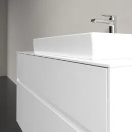 Villeroy & Boch Collaro Тумба под раковину, 2 выдвижных ящика, 1000 x 548 x 500 mm, Glossy White / Glossy White C01800DH