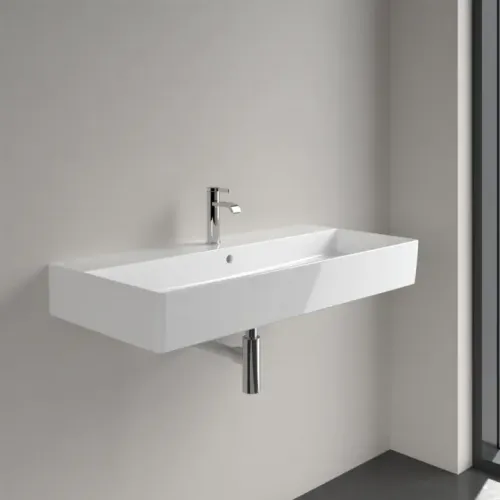 Villeroy & Boch Memento 2.0 Pаковина, 1000 x 470 x 135 mm, Альпийский белый, с переливом, шлифованный 4A221G01