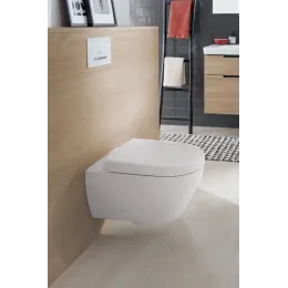 Villeroy & Boch Subway 2.0 Унитаз с открытым смывным краем, настенный, Альпийский белый CeramicPlus 5614R0R1
