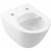 Villeroy & Boch Subway 2.0 Унитаз с открытым смывным краем Compact, настенный, Альпийский белый CeramicPlus 5606R0R1