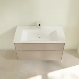 Villeroy & Boch Subway 3.0 Тумба под раковину, с подсветкой, 2 выдвижных ящика, 973 x 576 x 478 mm, Taupe C570L2VM