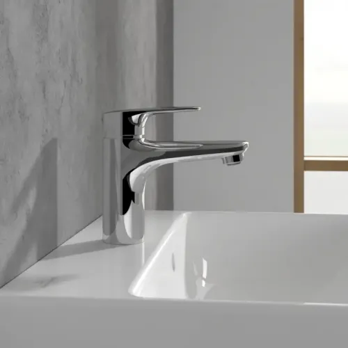 Villeroy & Boch O.novo Start Смеситель для холодной воды с комплектом слива со стяжкой, Хром TVW10500111061