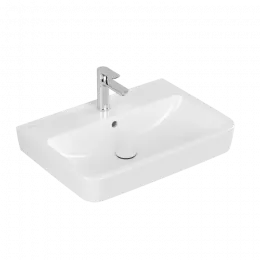 Villeroy & Boch O.novo Pаковина, 650 x 460 x 175 mm, Альпийский белый CeramicPlus, с переливом 4A4165R1