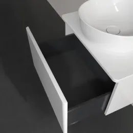 Villeroy & Boch Antao Тумба под раковину, 1 выдвижной ящик, 600 x 360 x 500 mm, лицевая поверхность без текстурированной отделки, Glossy White Lacquer / Glossy White Lacquer K29010GF