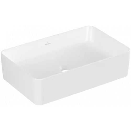 Villeroy & Boch Collaro Раковина для установки на столешницу, 560 x 360 x 145 mm, Stone White CeramicPlus, без перелива 4A2056RW