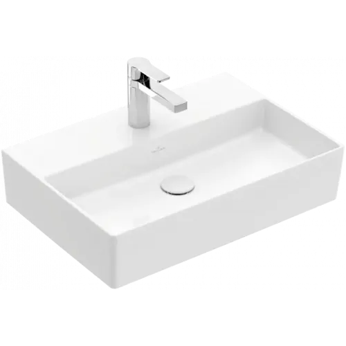 Villeroy & Boch Memento 2.0 Pаковина, 600 x 420 x 135 mm, Альпийский белый CeramicPlus, без перелива 4A2261R1