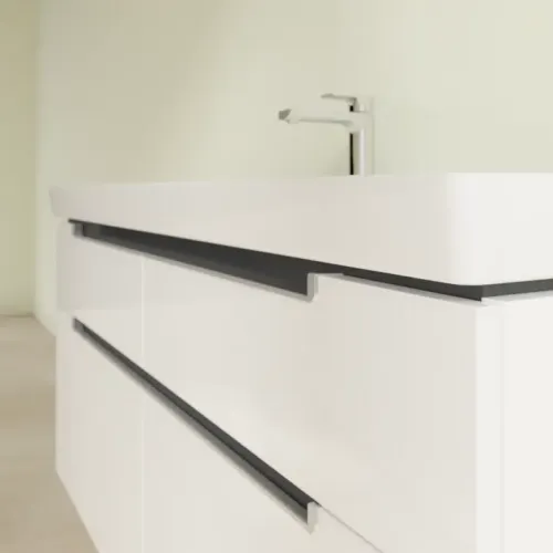 Villeroy & Boch Subway 2.0 Тумба под раковину, 4 выдвижных ящика, 1287 x 590 x 449 mm, Glossy White A91600DH