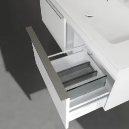 Villeroy & Boch Venticello Тумба под раковину, 2 выдвижных ящика, 1153 x 420 x 502 mm, Glossy White / Glossy White A93801DH