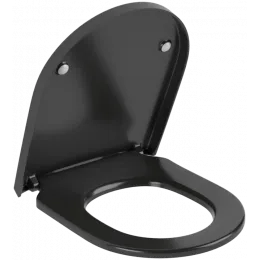 Villeroy & Boch Subway 3.0 Сиденье с крышкой для унитаза, с функцией автоматического опускания (SoftClosing), со снимаемым сиденьем (QuickRelease), Ebony 8M42S1S5