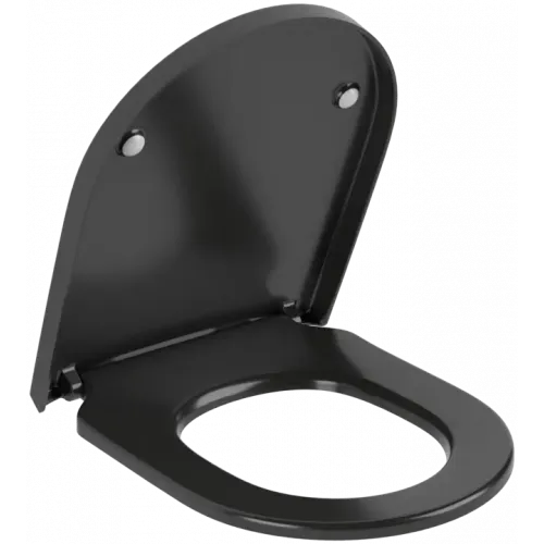 Villeroy & Boch Subway 3.0 Сиденье с крышкой для унитаза, с функцией автоматического опускания (SoftClosing), со снимаемым сиденьем (QuickRelease), Ebony 8M42S1S5