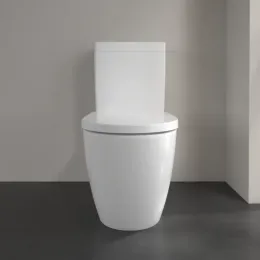 Villeroy & Boch Subway 3.0 ViClean унитаз-компакт с открытым смывным краем, напольный, с TwistFlush, Альпийский белый 4672T001