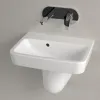 Villeroy & Boch O.novo Раковина компактная, 500 x 370 x 160 mm, Альпийский белый, с переливом 43445201
