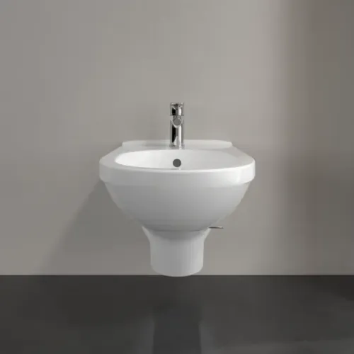 Villeroy & Boch O.novo Биде, настенный, 360 x 560 mm, Альпийский белый CeramicPlus 546000R1