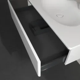 Villeroy & Boch Antao Тумба под раковину, 1 выдвижной ящик, 988 x 256 x 493 mm, лицевая поверхность без текстурированной отделки, Glossy White Lacquer K02000GF