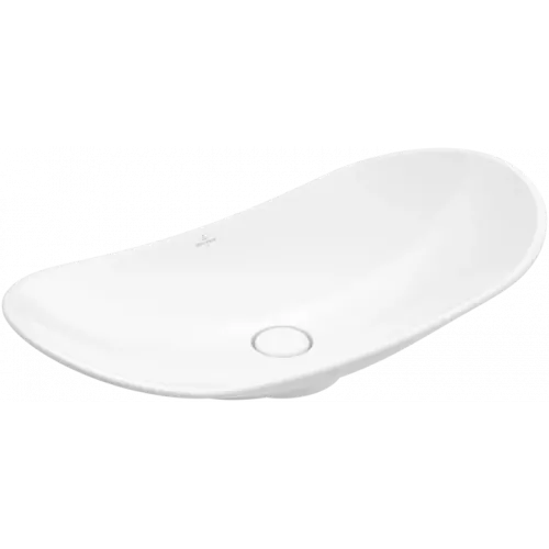 Villeroy & Boch My Nature Раковина для установки на столешницу, 810 x 410 x 160 mm, Альпийский белый CeramicPlus, без перелива 411080R1