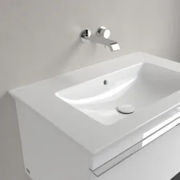Villeroy & Boch Venticello Pаковина для установки на тумбу, 800 x 500 x 165 mm, Альпийский белый CeramicPlus, с переливом 41048JR1