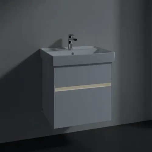 Villeroy & Boch Collaro Тумба под раковину, с подсветкой, 2 выдвижных ящика, 554 x 546 x 444 mm, Glossy White C008B0DH