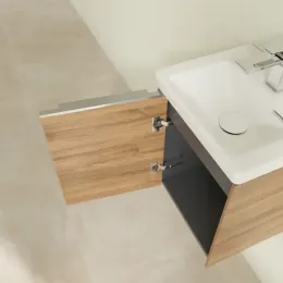 Villeroy & Boch Subway 3.0 Тумба под раковину, 1 дверь, 351 x 429 x 309 mm, Oak Kansas C58300RH
