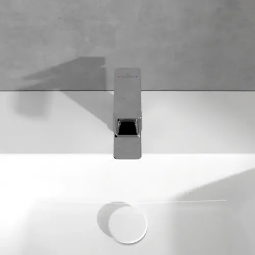 Villeroy & Boch Subway 3.0 Смеситель для раковины однорычажный без Выдвижной механизм слива, Хром TVW11200100161