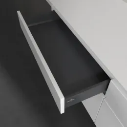 Villeroy & Boch Legato Тумба под раковину, с подсветкой, 4 выдвижных ящика, 1600 x 550 x 500 mm, Glossy White / Glossy White B598L0DH